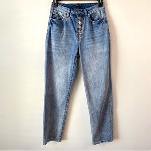 Sincerely Jules Exposed Button Fly Crop Jeans 26